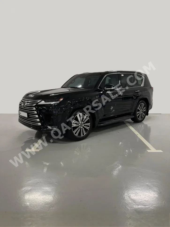 Lexus  LX  600 Luxury  2023  Automatic  31,000 Km  6 Cylinder  Four Wheel Drive (4WD)  SUV  Black  With Warranty