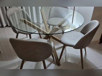 Sofas, Couches & Chairs - Faux Leather  - Gray  - With Table