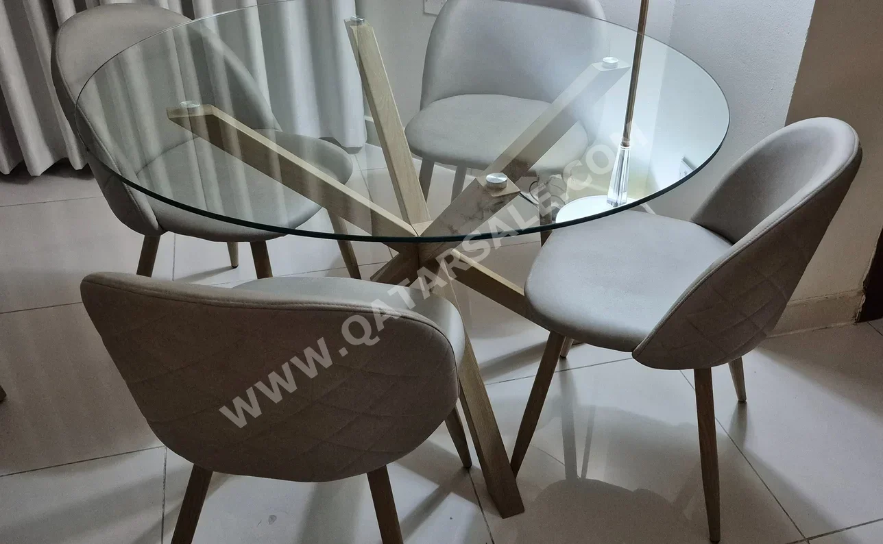 Sofas, Couches & Chairs - Faux Leather  - Gray  - With Table