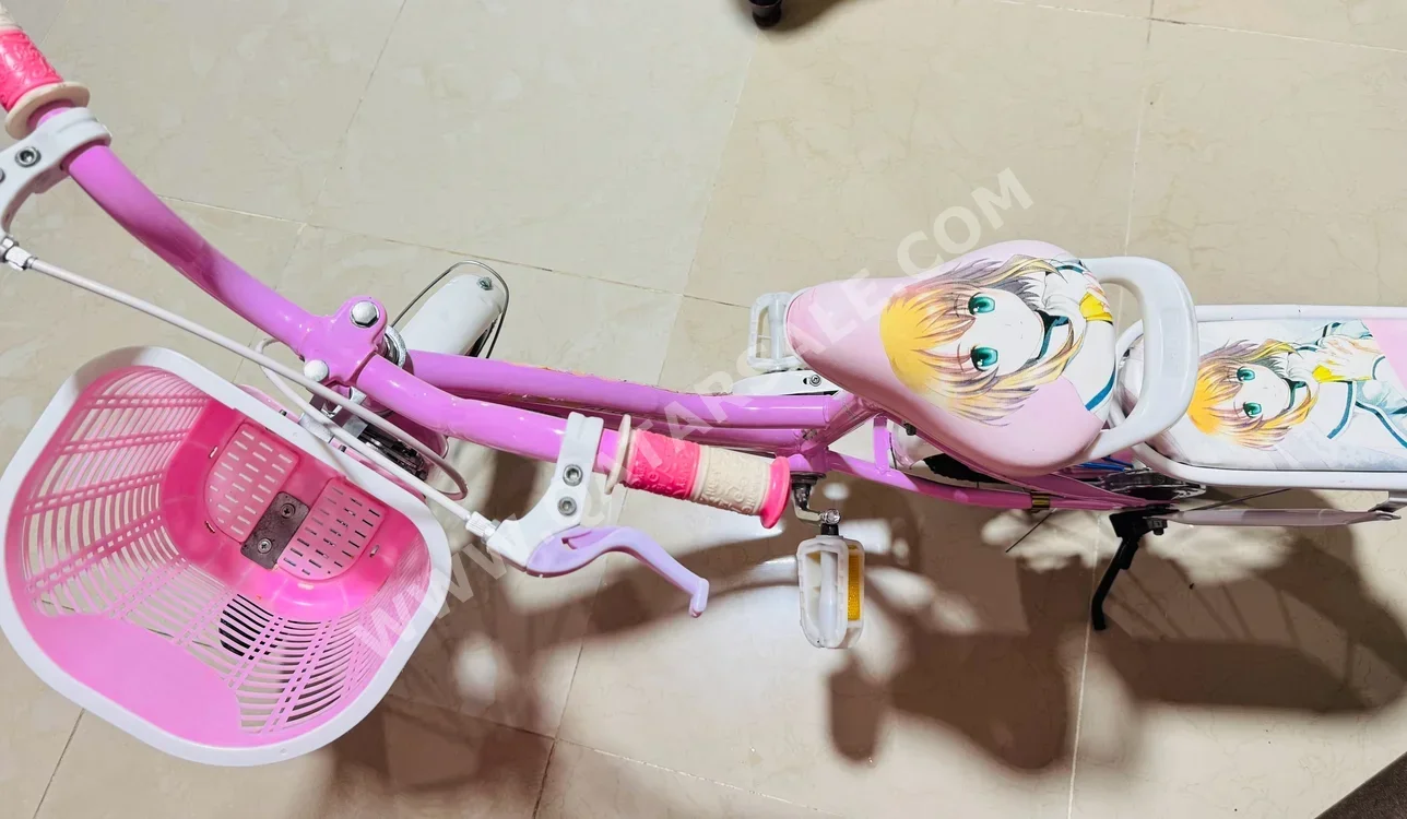 دراجة اطفال  - صغير (15-17 بوصة)  - زهري