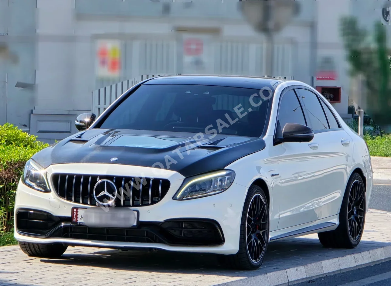 Mercedes-Benz C-Class 63 AMG 2019 Automatic 65,000 Km 8 Cylinder Rear Wheel Drive (RWD) Sedan White