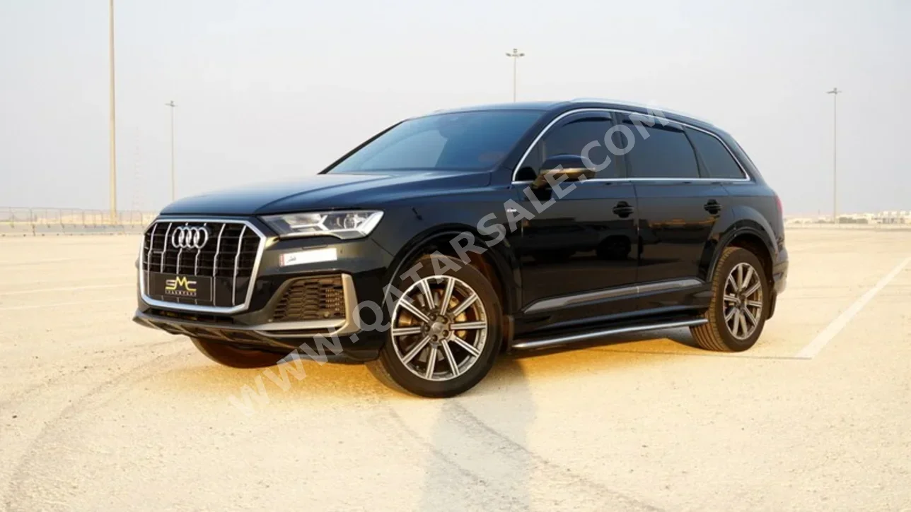Audi  Q7  S-Line  2020  Automatic  70,000 Km  6 Cylinder  Four Wheel Drive (4WD)  SUV  Black