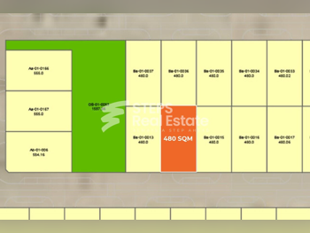 Lands For Sale in Lusail  -Area Size 480 Square Meter