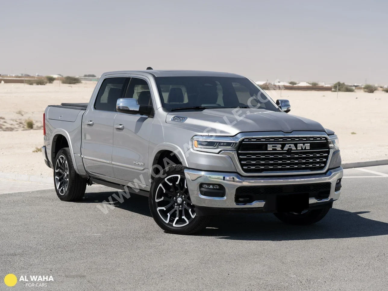 Dodge Ram Limited 2025 Automatic 6,309 Km 8 Cylinder Four Wheel Drive (4WD) Pick Up Silver With Warranty