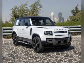 لاند روفر  ديفيندر  110 اكس  2023  اوتوماتيك  78,000 كم  8 سلندر  دفع رباعي  اس يو في  أبيض  تحت الضمان