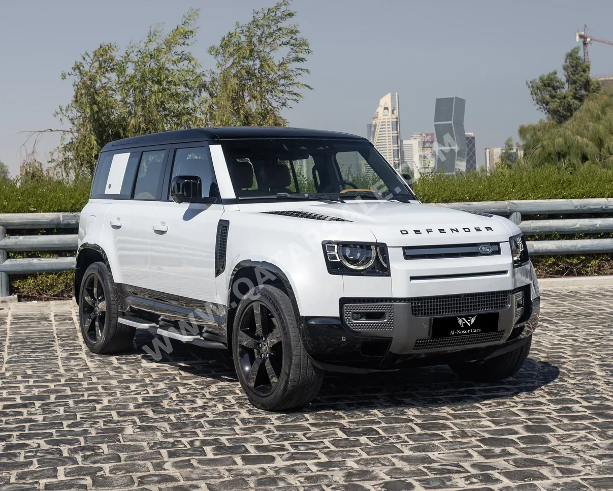 Land Rover Defender 110 X 2023 Automatic 78,000 Km 8 Cylinder Four Wheel Drive (4WD) SUV White With Warranty