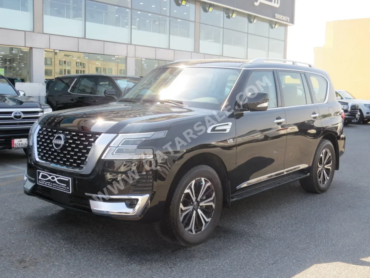 Nissan  Patrol  Titanium  2023  Automatic  22,000 Km  8 Cylinder  Four Wheel Drive (4WD)  SUV  Black