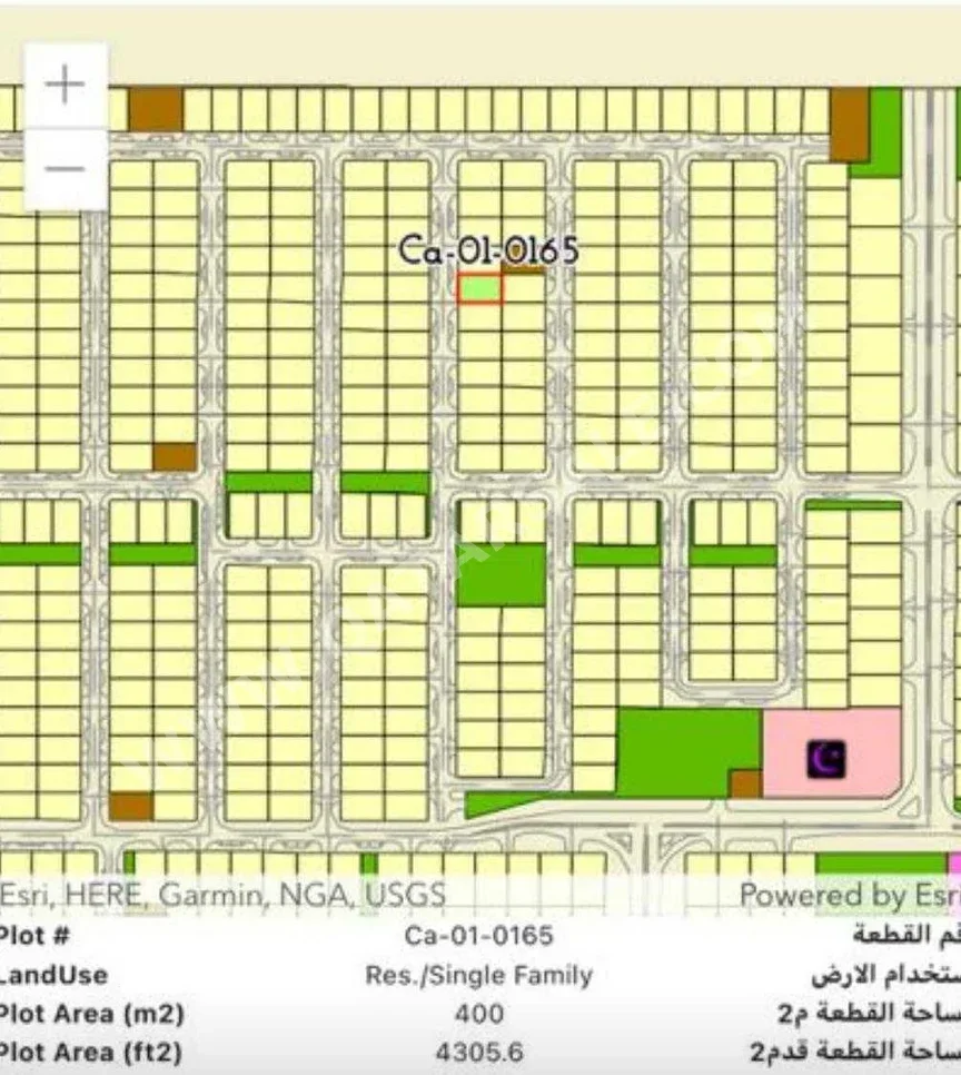 Lands For Sale in Lusail - Waterfront Residential -Area Size 400 Square Meter