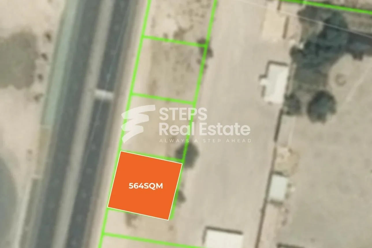 Lands For Sale in Al Daayen  - Al Sakhama  -Area Size 564 Square Meter