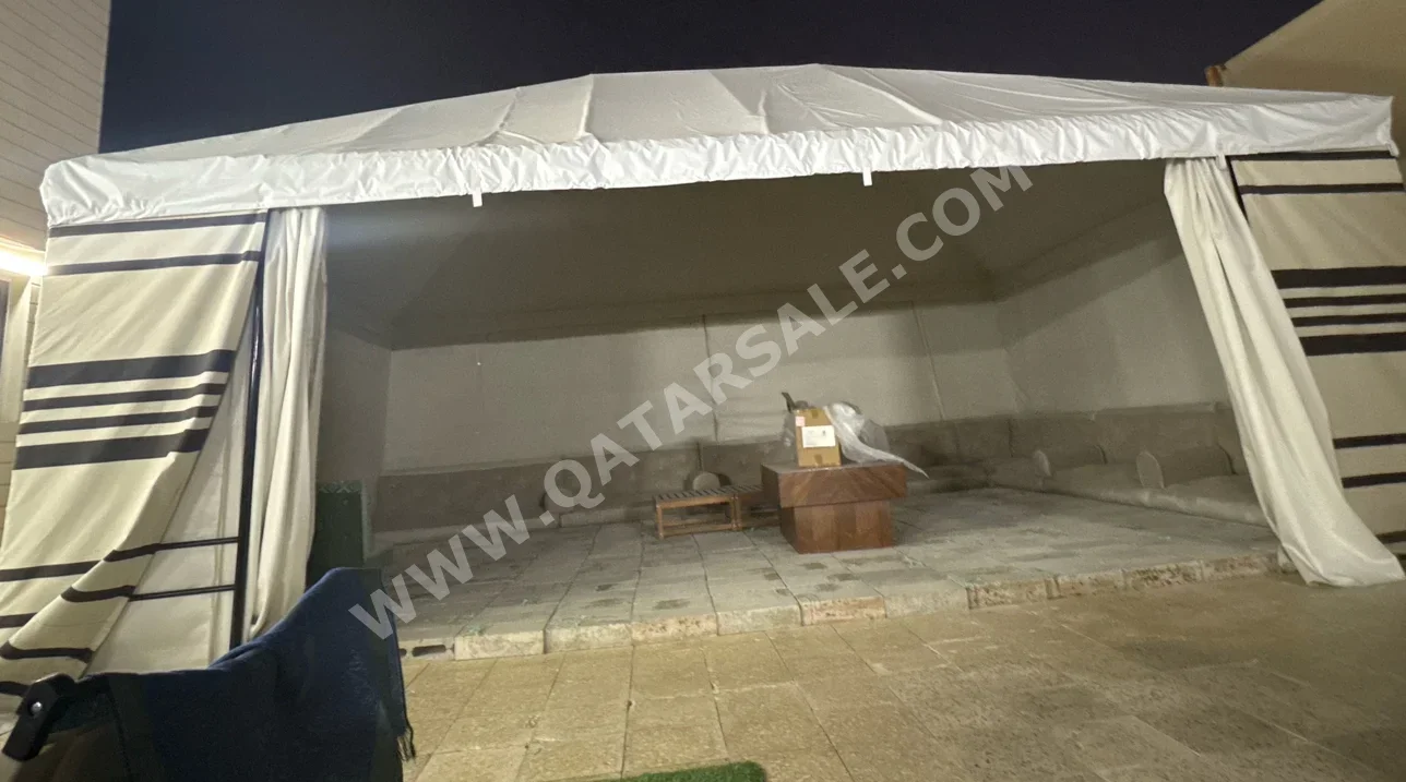 Camping Tent 7 Person Beige Qatar 7 CM 5 CM 4 CM Autumn/Winter 1 Waterproof