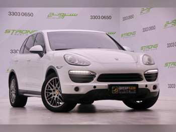 بورش كيان اس 2012 اوتوماتيك 135,000 كم 8 سلندر دفع رباعي اس يو في أبيض