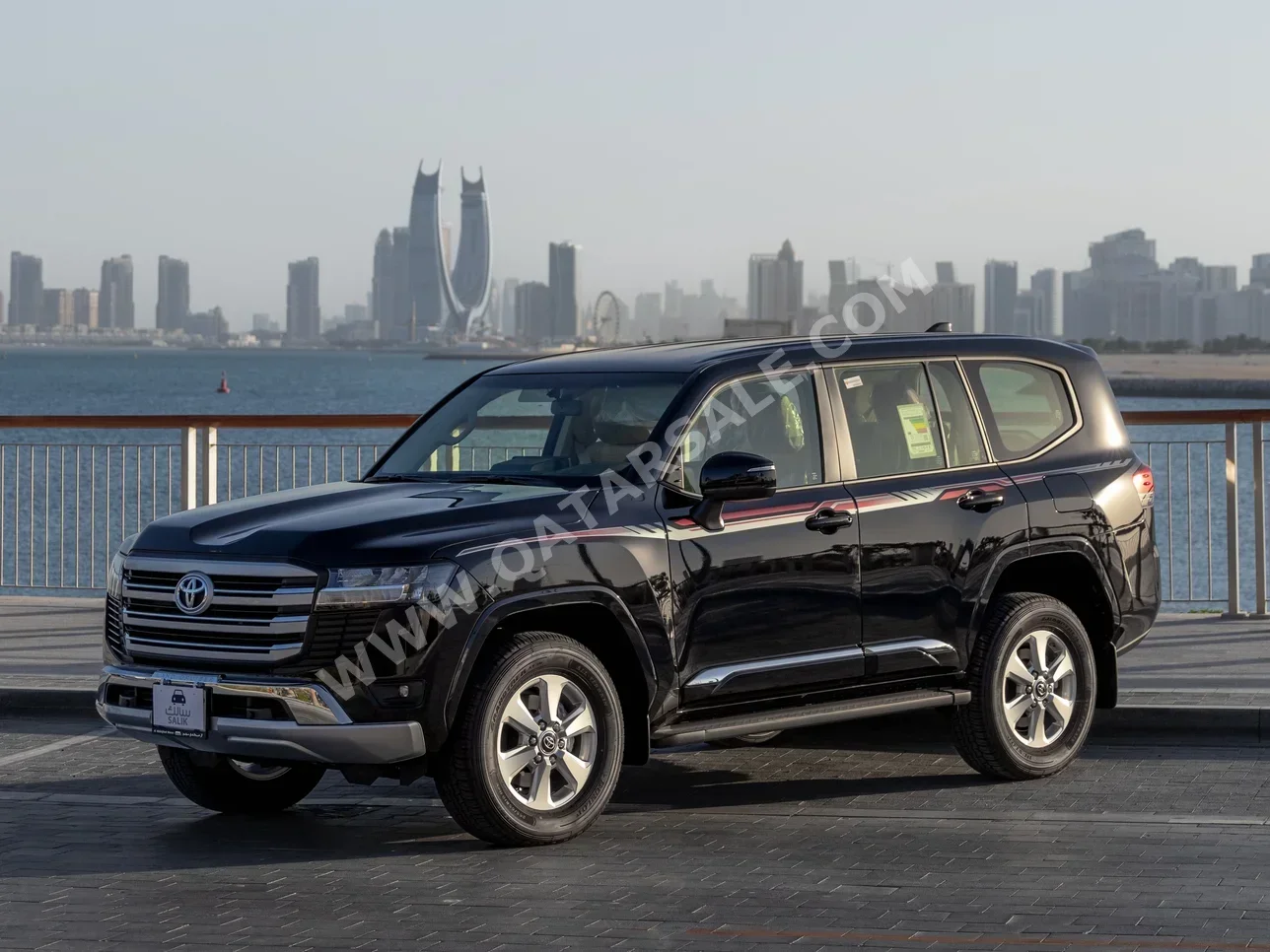 تويوتا  لاند كروزر جي اكس ار  6 سلندر  إس يو في 4 في 4  أسود  2025