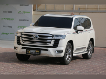 تويوتا لاند كروزر جي اكس ار توين توربو 2024 اوتوماتيك 147,000 كم 6 سلندر دفع رباعي اس يو في أبيض