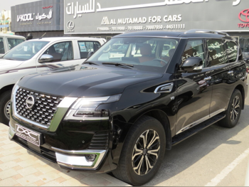 Nissan Patrol Titanium 2023 Automatic 22,000 Km 8 Cylinder Four Wheel Drive (4WD) SUV Black With Warranty