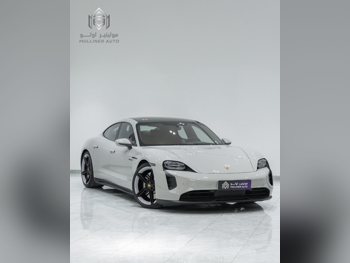 Porsche Taycan 2024 Tiptronic 14,000 Km 0 Cylinder Rear Wheel Drive (RWD) Sedan Gray With Warranty