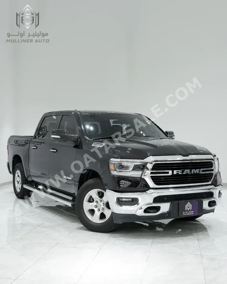 دودج رام 1500 2019 اوتوماتيك 66,000 كم 8 سلندر دفع رباعي بيكب أسود