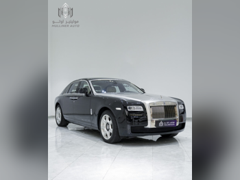 رولز - رويس  غوست  2014  اوتوماتيك  48,000 كم  12 سلندر  دفع كلي مستمر  سيدان  أسود