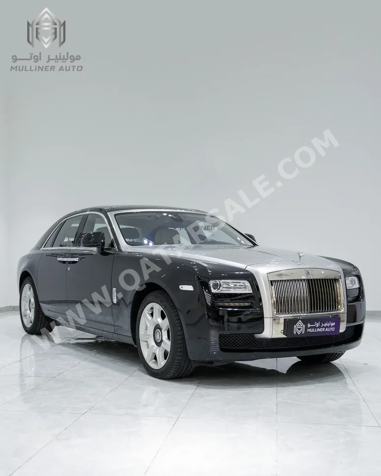 رولز - رويس غوست 2014 اوتوماتيك 48,000 كم 12 سلندر دفع كلي مستمر سيدان أسود