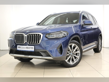 بي ام دبليو  الفئة - اكس  اكس 3  2022  اوتوماتيك  27,000 كم  4 سلندر  دفع رباعي  اس يو في  ازرق  تحت الضمان