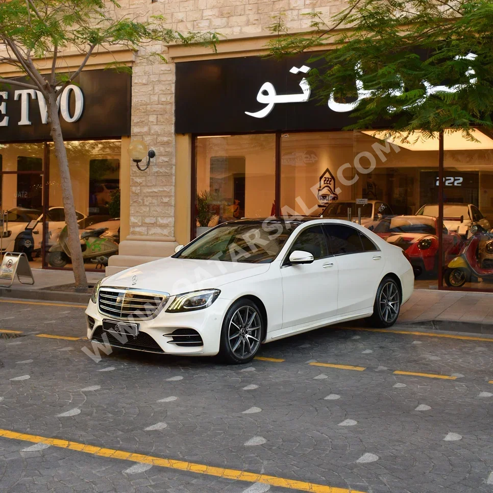 Mercedes-Benz S-Class 450 2019 Automatic 67,833 Km 8 Cylinder Rear Wheel Drive (RWD) Sedan White