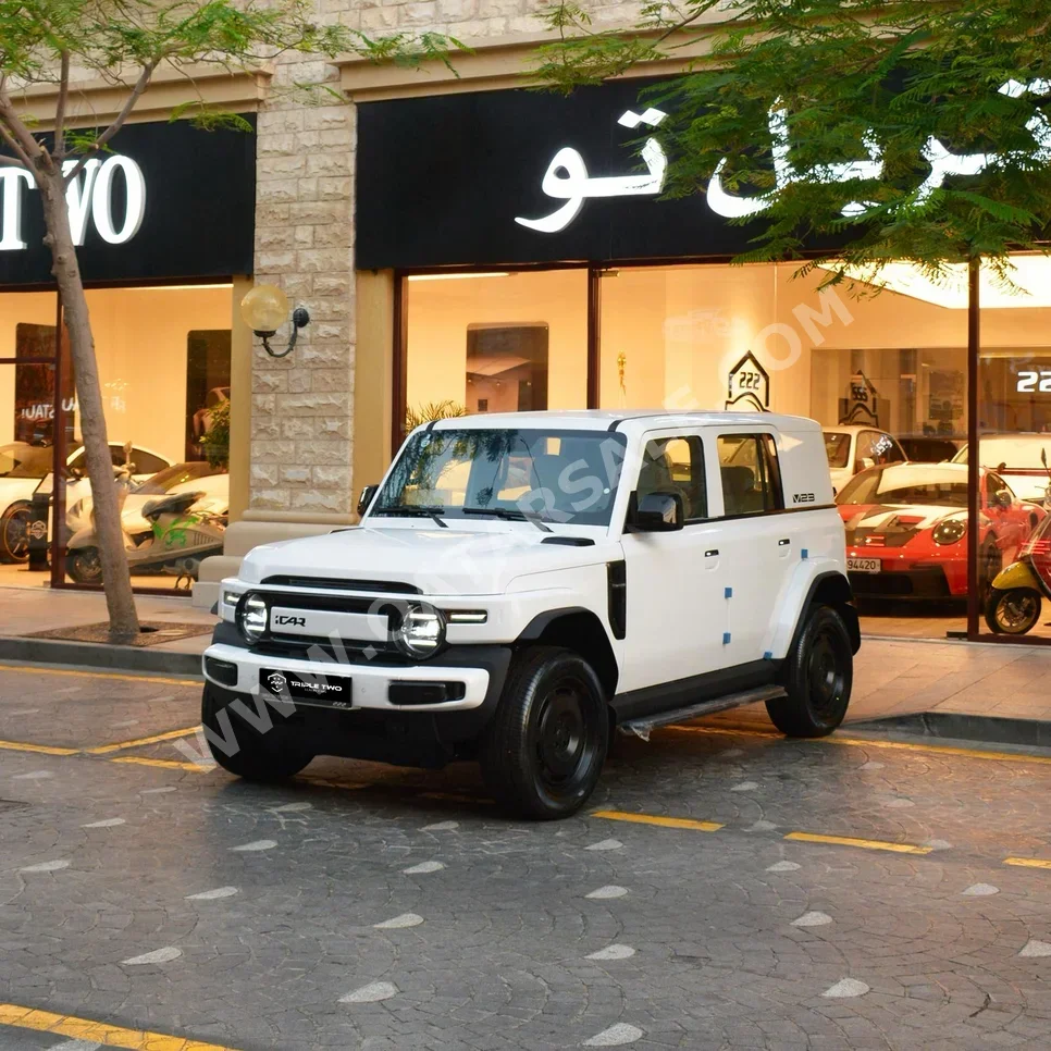 شيري  اي كار  في 23  2025  اوتوماتيك  0 كم  0 سلندر  دفع رباعي  اس يو في  أبيض