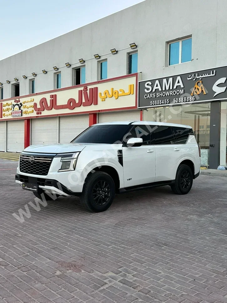 Nissan Patrol XE 2025 Automatic 1,000 Km 6 Cylinder Four Wheel Drive (4WD) SUV White With Warranty
