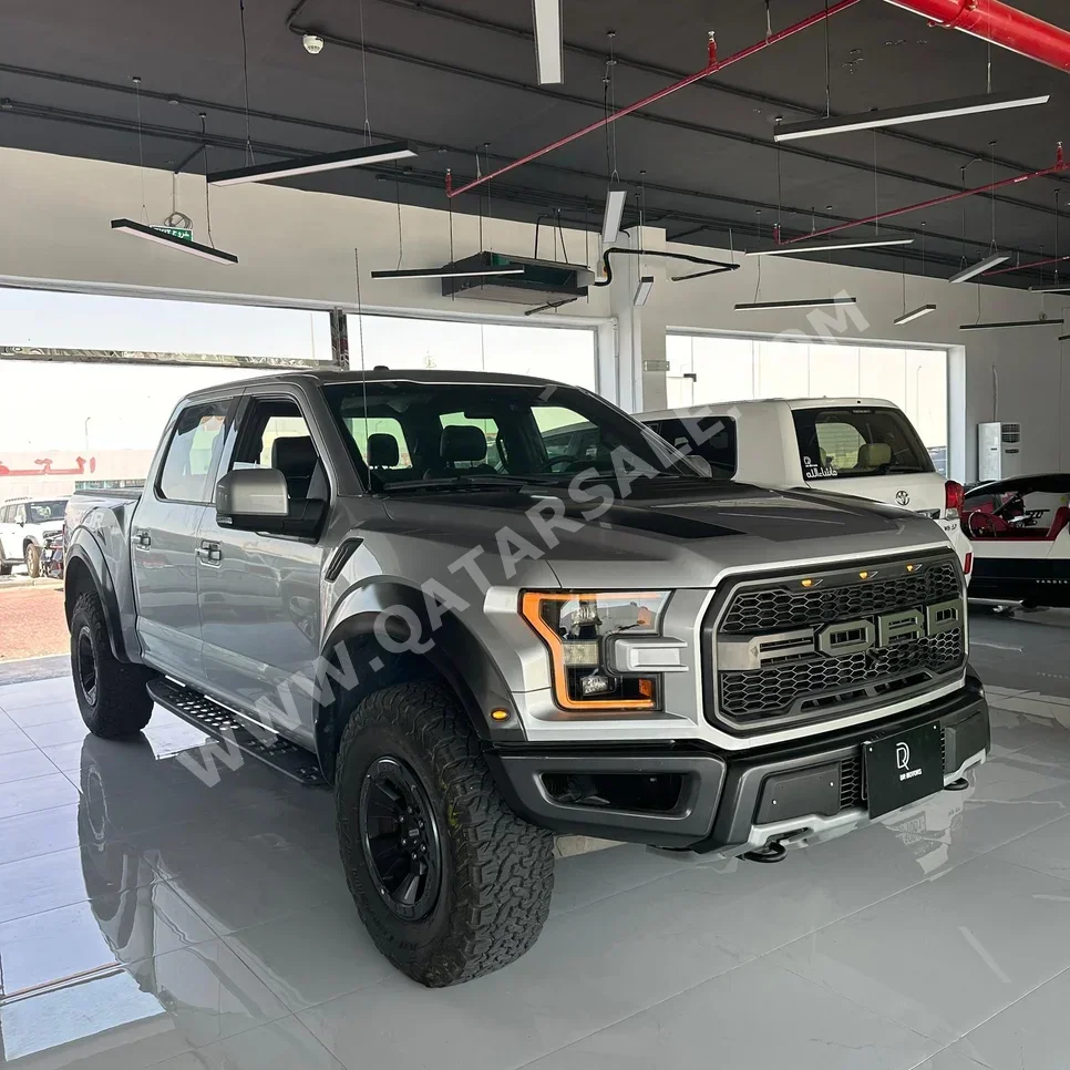 فورد رابتر 2017 اوتوماتيك 121,000 كم 8 سلندر دفع رباعي بيكب فضي