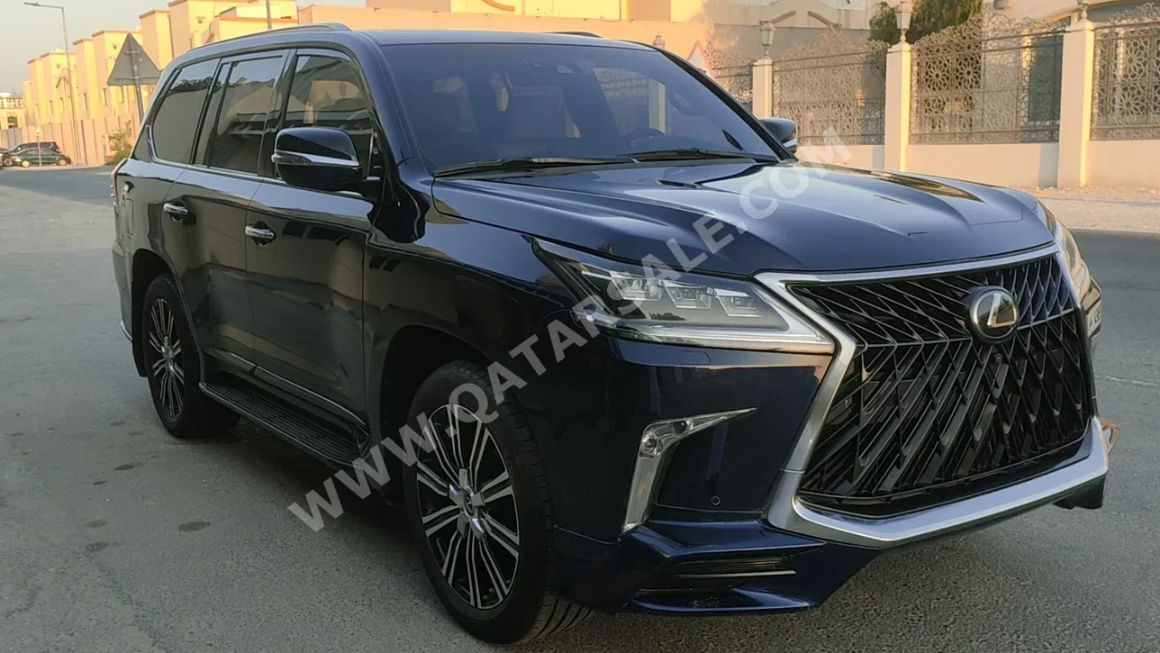 Lexus LX 570 S 2019 Automatic 64,000 Km 8 Cylinder Four Wheel Drive (4WD) SUV Dark Blue