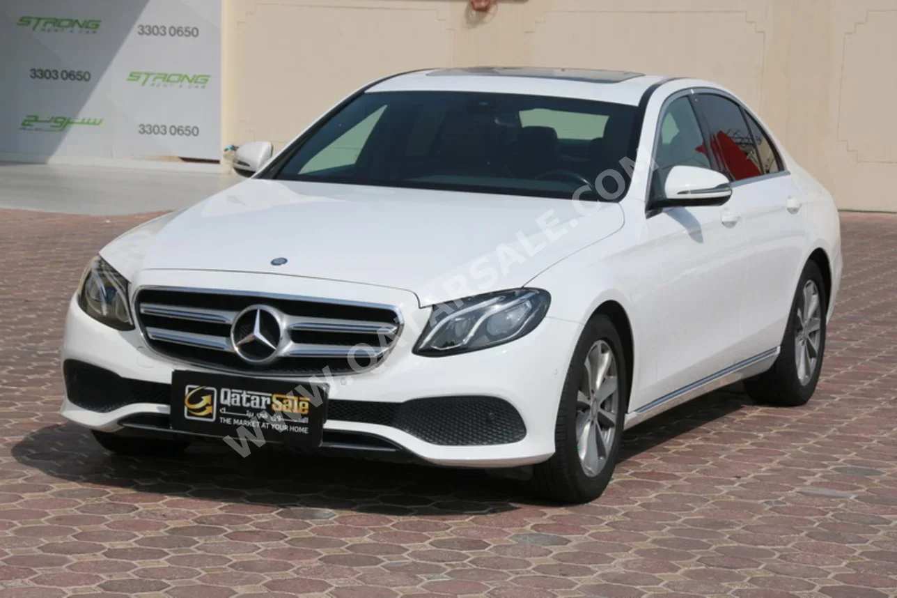 مرسيدس - بنز اي - كلاس 200 2017 اوتوماتيك 70,500 كم 4 سلندر دفع خلفي سيدان أبيض