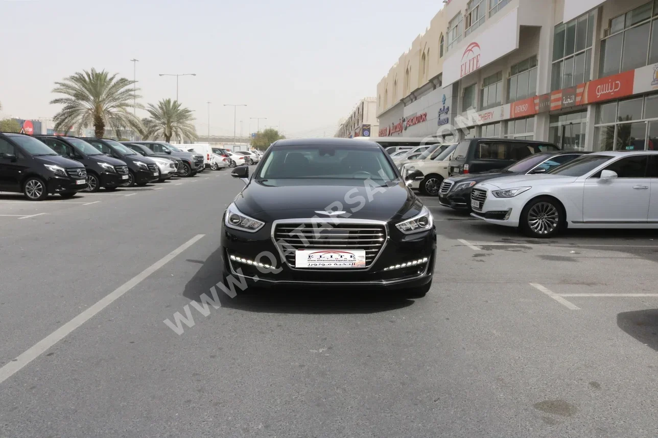 جينيسس جي 90 8 سلندر سيدان أسود 2019