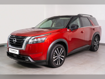 Nissan  Pathfinder  SV  2023  Automatic  23,974 Km  6 Cylinder  Four Wheel Drive (4WD)  SUV  Red  With Warranty