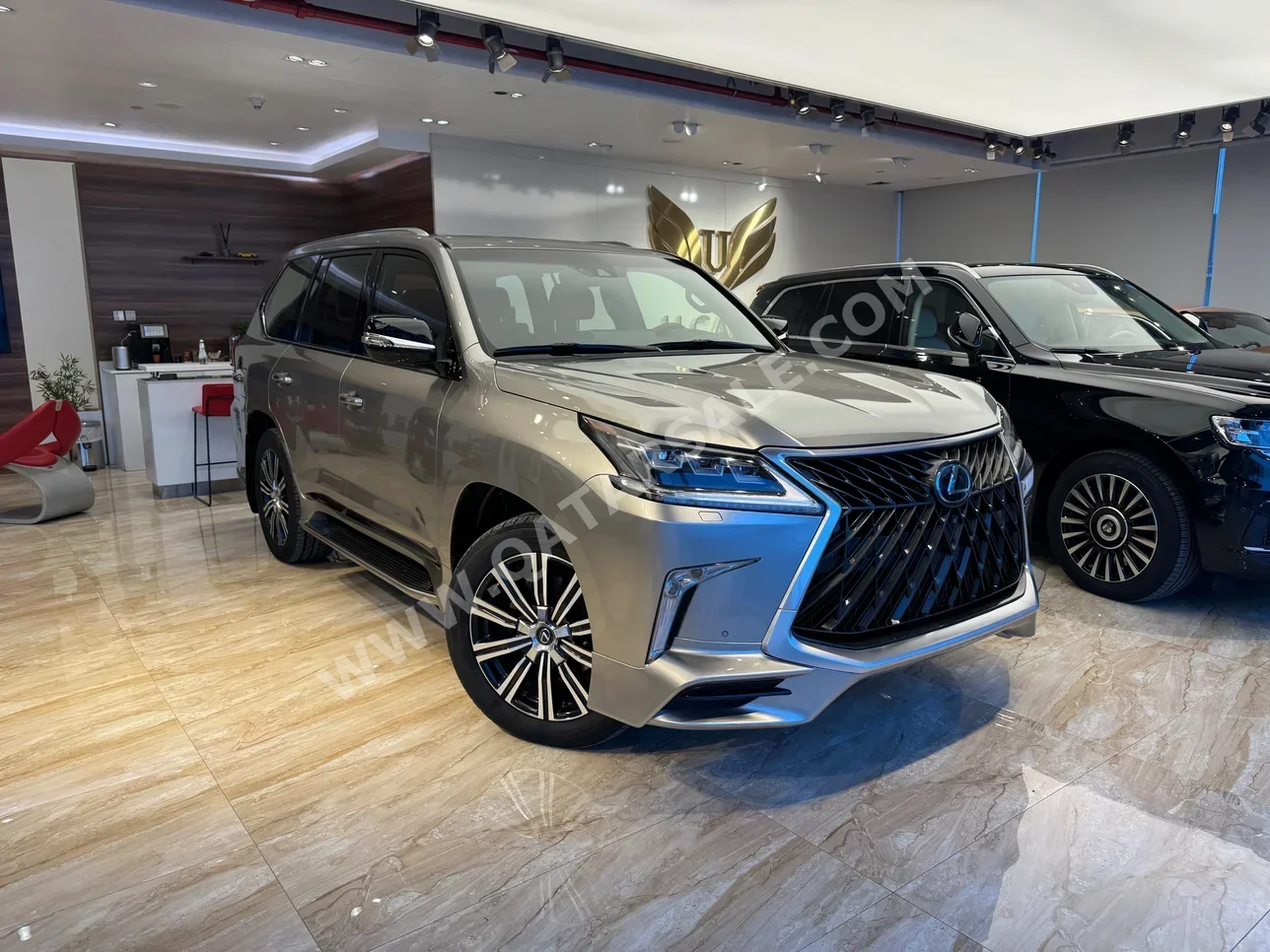 لكزس ال اكس 570 2017 اوتوماتيك 234,000 كم 8 سلندر دفع رباعي اس يو في سونيك تايتينيم
