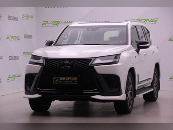 لكزس ال اكس 600 اف سبورت 2024 اوتوماتيك 37,000 كم 6 سلندر دفع رباعي اس يو في أبيض تحت الضمان