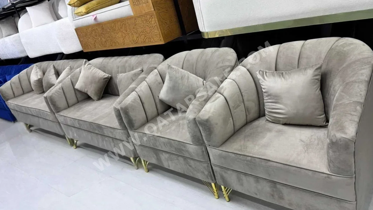 Sofas, Couches & Chairs Lifestyle Sofa Set - Fabric - Gray