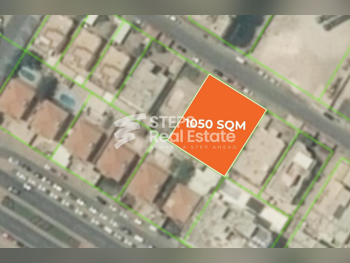 اراضي للبيع في الريان  - الوعب  -المساحة 1,050 متر مربع