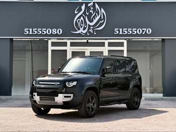 لاند روفر ديفيندر 110 2024 اوتوماتيك 40,000 كم 4 سلندر دفع رباعي اس يو في أسود تحت الضمان