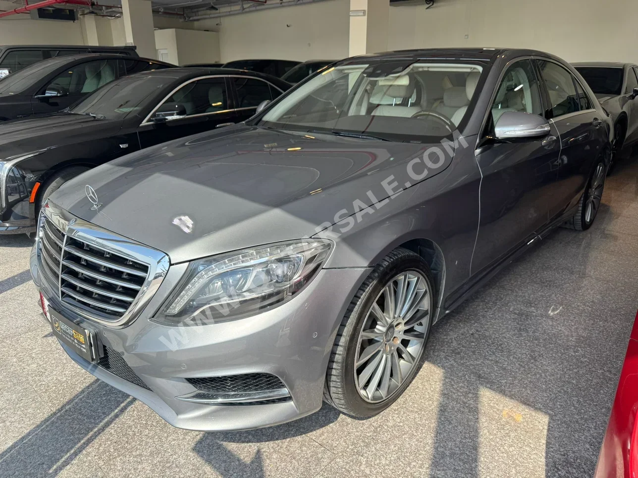 مرسيدس - بنز اس - كلاس 400 2015 اوتوماتيك 135,000 كم 8 سلندر دفع خلفي سيدان رمادي