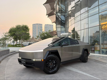 Tesla  Cybertruck  Foundation Series  2024  Automatic  500 Km  0 Cylinder  All Wheel Drive (AWD)  SUV  Silver  With Warranty