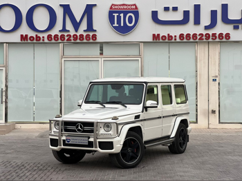 مرسيدس - بنز جي - كلاس 63 اي ام جي 2015 اوتوماتيك 99,000 كم 8 سلندر دفع رباعي اس يو في أبيض