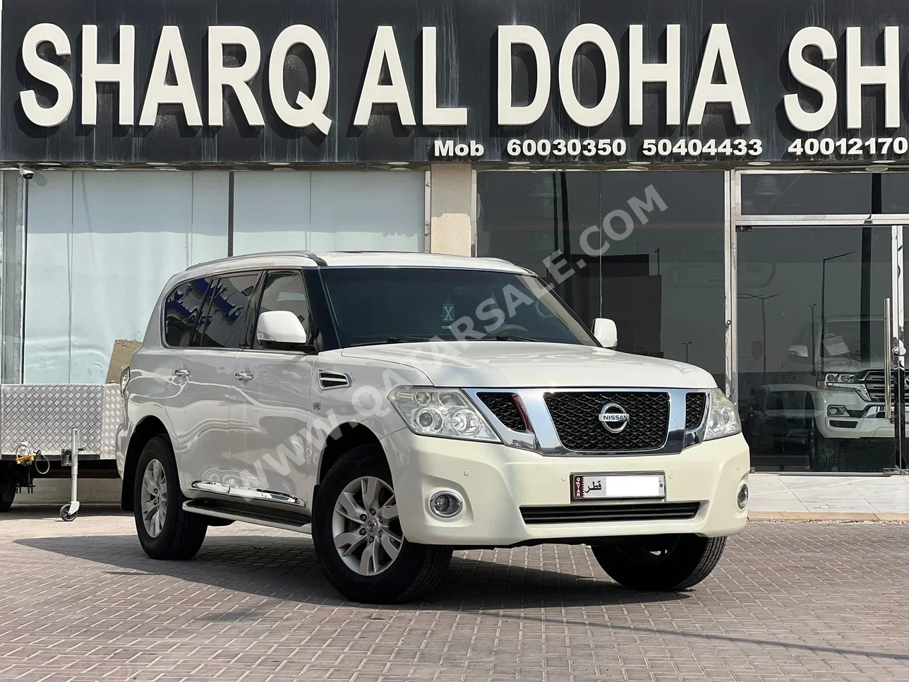 نيسان باترول اس اي 2013 اوتوماتيك 280,000 كم 8 سلندر دفع رباعي اس يو في أبيض