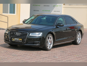 Audi A8 L 2015 Automatic 96,000 Km 6 Cylinder All Wheel Drive (AWD) Sedan Black