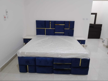 Beds - Queen  - Multicolor  - Mattress Included  - With Bedside Table