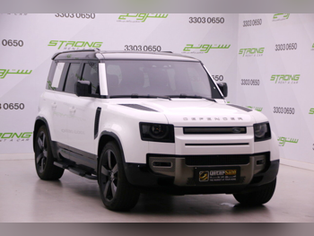 Land Rover  Defender  110 HSE  2025  Automatic  26,000 Km  6 Cylinder  Four Wheel Drive (4WD)  SUV  White  With Warranty