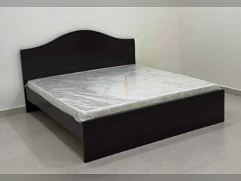 Beds - King  - Brown  - Mattress Included  - With Bedside Table