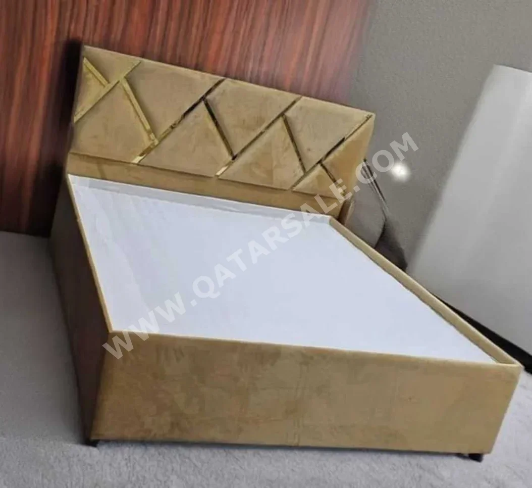 Beds - King - Yellow - Mattress Included