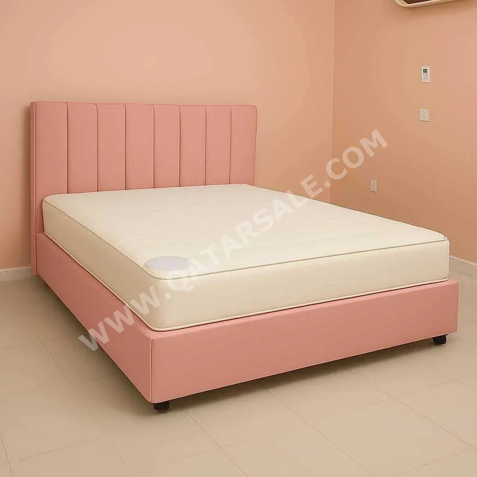 Beds - Queen - Orange - Mattress Included