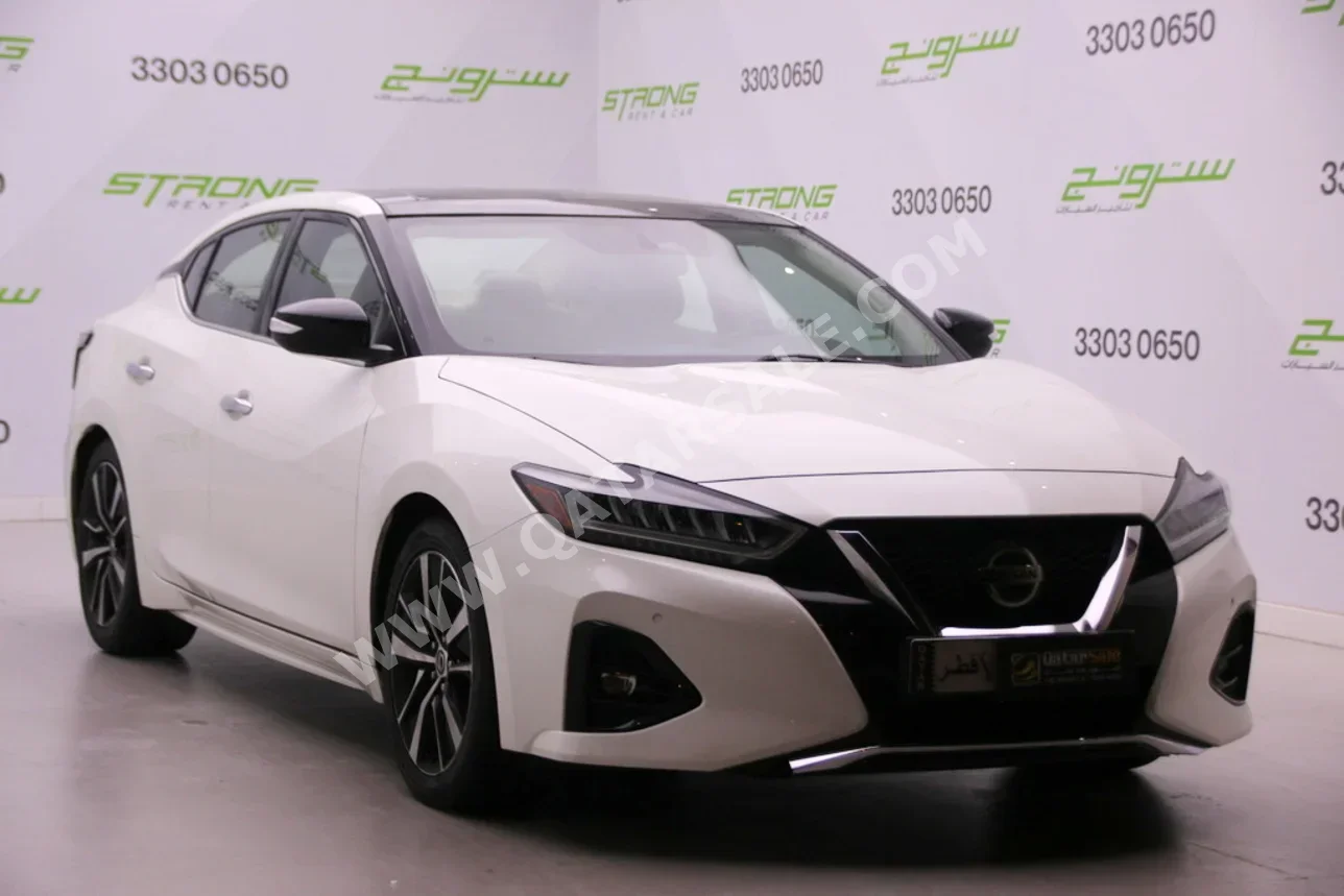 نيسان ماكسيما اس في 2022 اوتوماتيك 73,000 كم 6 سلندر سحب امامي سيدان أبيض