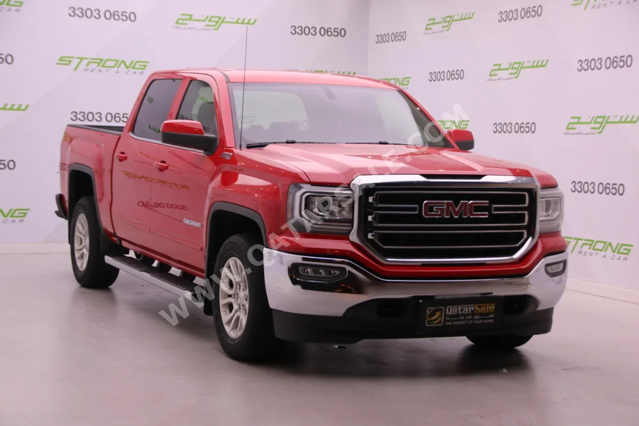 GMC Sierra 1500 2016 Automatic 209,000 Km 8 Cylinder Four Wheel Drive (4WD) Pick Up Red