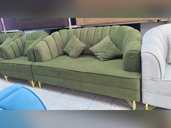 Sofas, Couches & Chairs Lifestyle  Sofa Set  - Fabric  - Green & Beige