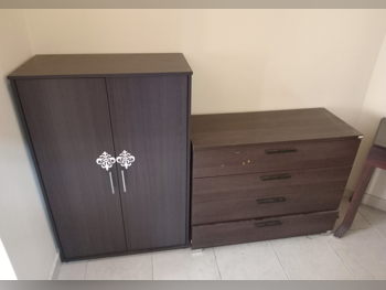 أطقم غرف نوم - طقم مكون من 6 قطع - بنى